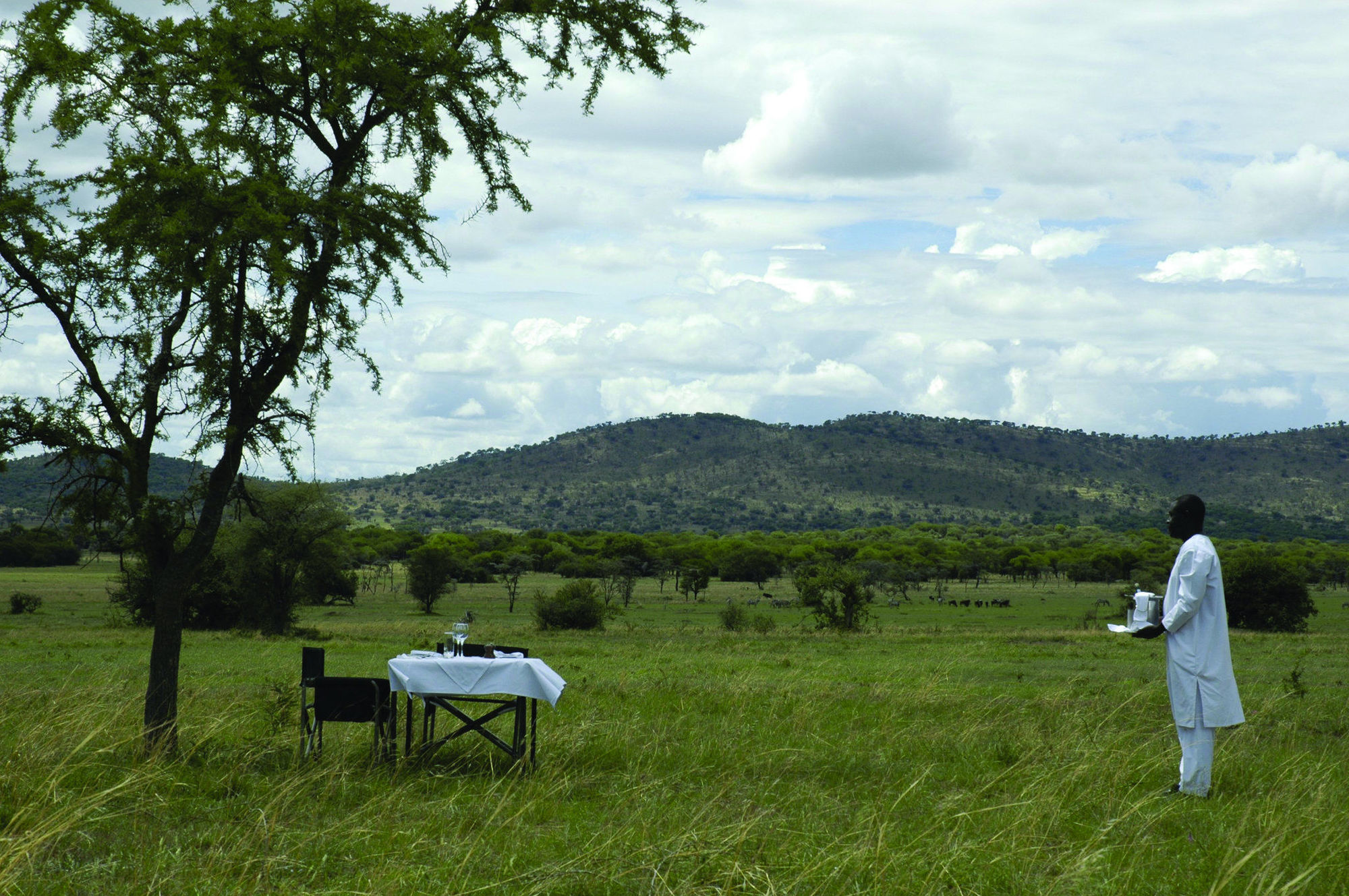 Kirawira Serena Camp Robanda Ресторан фото